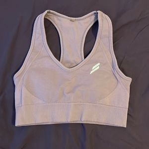 Mauve DYE sports bra
